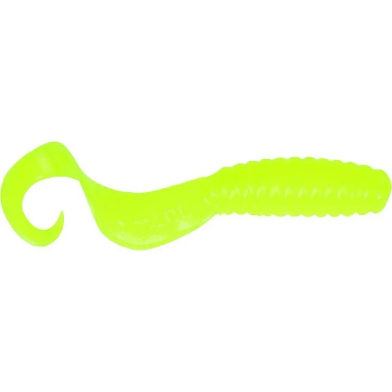 Lure, Curltail Grub 3" Opaque Chartreuse 30 Pk