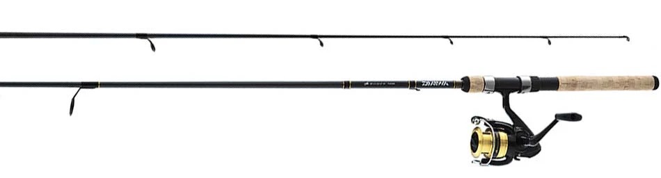 Rod/Reel, D-Shock Spin Combo Pre-Mounted Heavy 8' 2Pcs