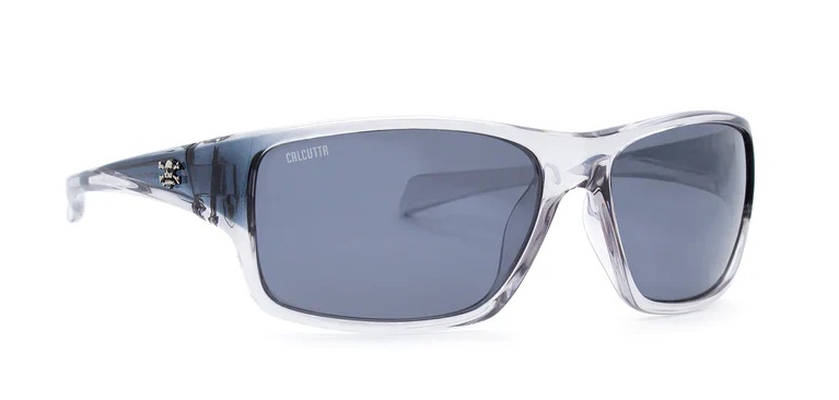 Sunglasses, Chesapeake Black Crystal Smoke Frame/Silver Mirror Lens