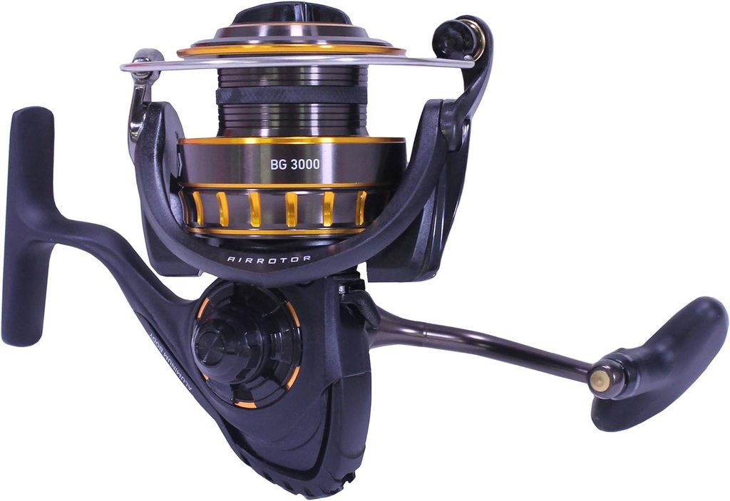 Reel, Spinning Saltwater 170Yd/12Lb Black Gold