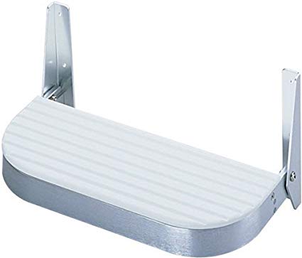 Footrest, Aluminum Polymer White