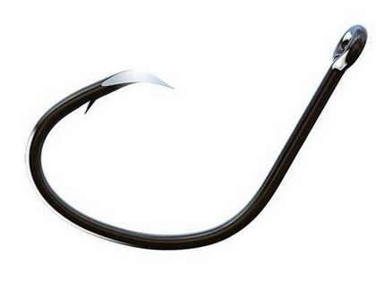 Hook, Lancet Circle Offset 4/0 Lt Wire Black 12 Pack