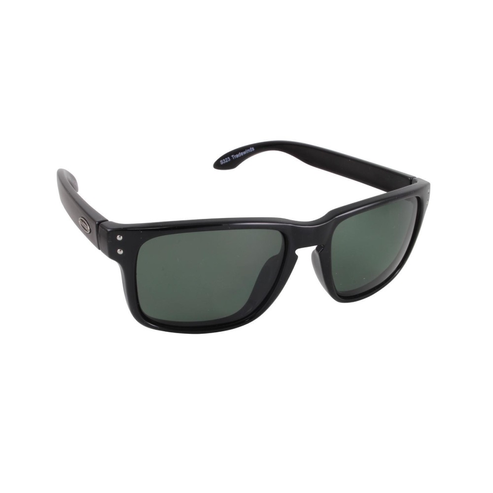 Sunglasses, Tradewinds Black Frame Grey Polarized Lens