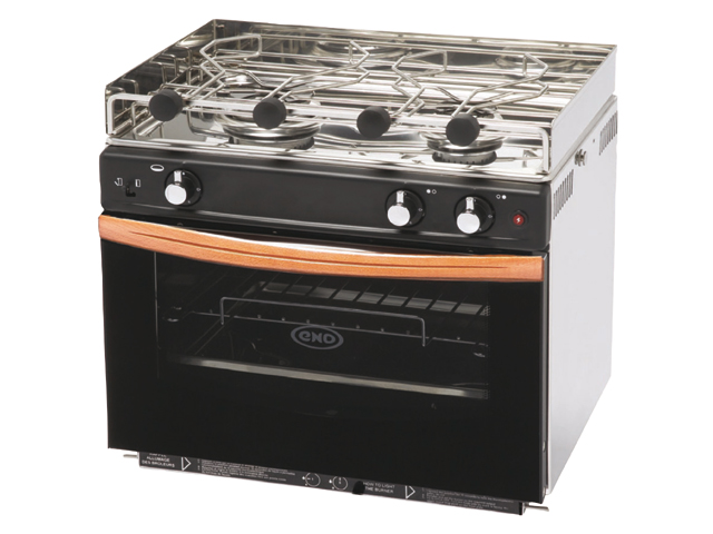 Stove, 2Burner/Oven/No Grill Stainless Steel Enamel 'Gascogne'