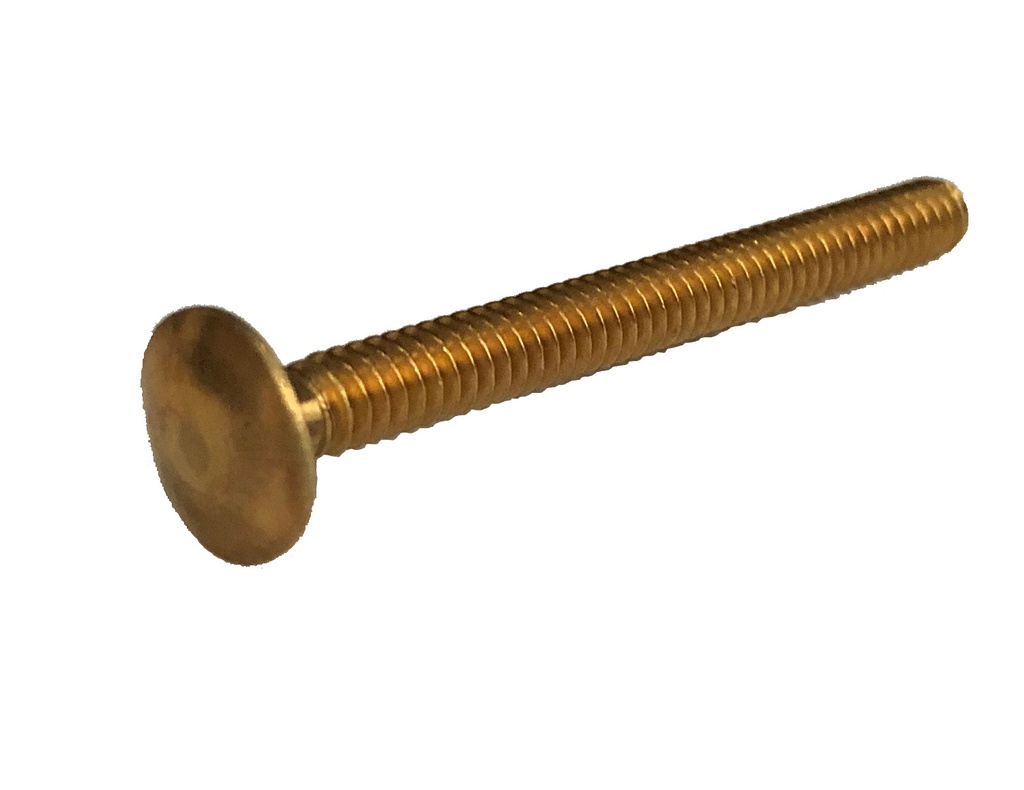 Carriage Bolt, Silicone Bronze 3/8-16 x 4" UNC