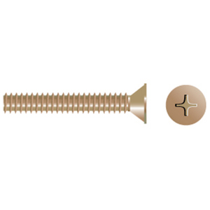 Machine Screw, Silicone Bronze Flat-Head 1/2 x 3"