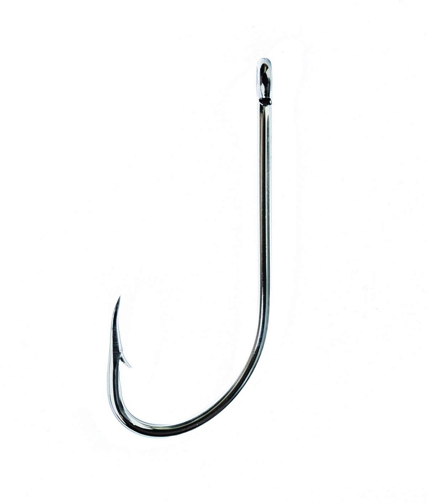 Hook, Plain Shank Offset Size 4/0 8 Pack