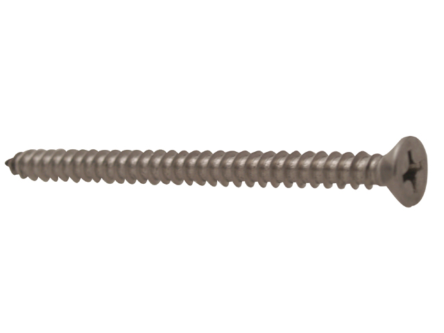 Self Tapping Screw, Stainless Steel #6 x 1/4" Pan Phillip Head