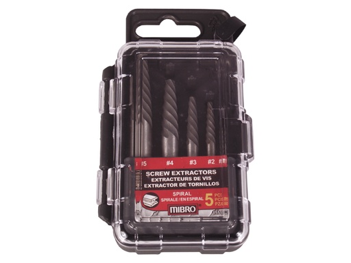 [MIB/155120] Screw Extractor Set, Slimline 5 Piece