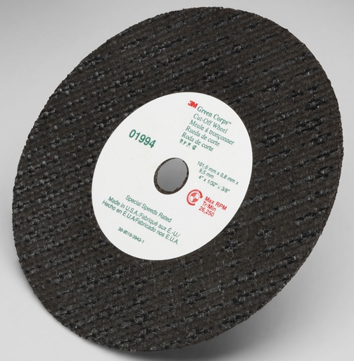 [MMM/01994] Cutoff Disc, Ø4" Thickness:.031 Hole:3/8"