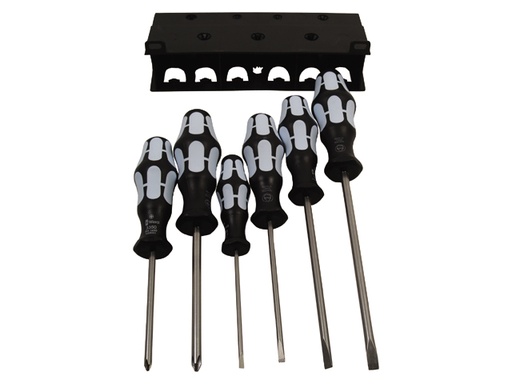 [WRT/05032060002] Screwdriver Set, Stainless Steel Slotted & Phillips 6 Piece