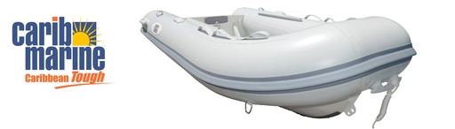 [CRB/HIF-SR290BL] Dinghy, 2.9m 9'5" Aluminum Hull Hypalon Light Grey with Bow Locker