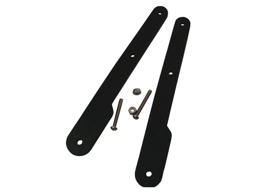 [SUN/85173] Tiller Strap Set, with Fasteners Black 2 Pack