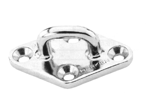 [HAR/688] Padeye, Stainless Steel Diamond Base 51x79mm 4Holes