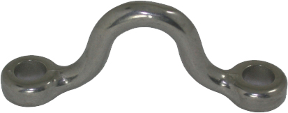 [MTO/0310014] Eyestrap, Stainless Steel RodØ:4mm Flat-Hole-CtoC:36mm