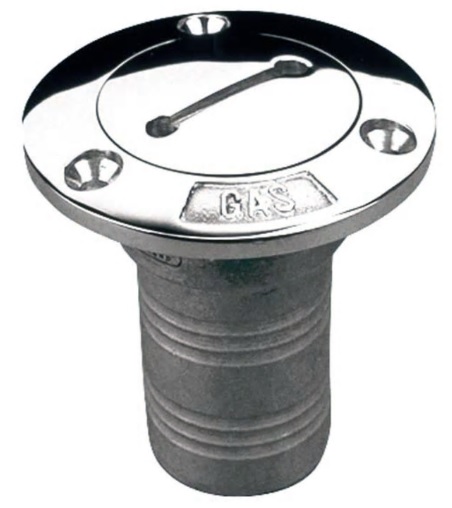 [SDG/351331] Deck Fill, Diesel Stainless Steel HoseØ:2" Plug:Slot&Key