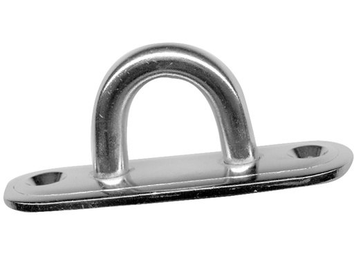 [MTO/8421111] Padeye, Stainless Steel Oblong Length:80 Width 26mm EyerodØ8mm 2hole