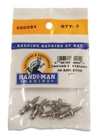 [HDM/560051] Canvas Lift Set, Stud Screw #8 Length:3/8" 4 Pack