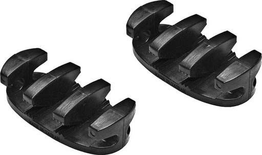 [SNS/50062370] Cleat, Nylon ZigZag 3/8" Black