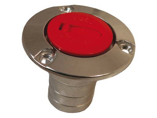 [PLA/16798] Deck Fill, Fuel Aluminum HoseØ38mm Fold-Key Red Plug
