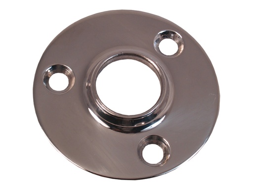 [MTO/8731466] Weld Base, Stainless Steel Low Profile RoundØ74mm for Tube at 90º