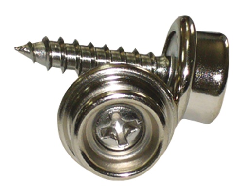 [HDM/560121] Canvas Snap Set, Stud Screw #8 Length:5/8" 6 Pack