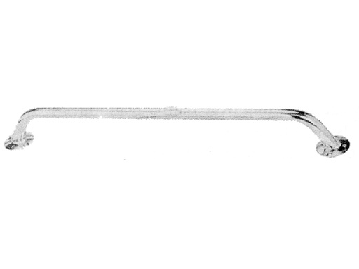 [MTO/8733019] Handle, Stainless Steel Length:270mm Rail-TubeØ:19mm