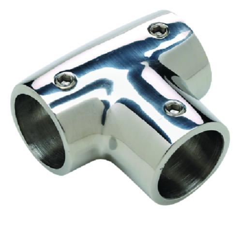 [LNS/50-38111] Rail Fitting, Tee Stainless Steel 90º Ø:7/8"
