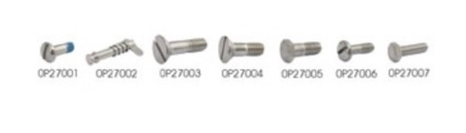 [SDG/0P27001-1] Screw, Hinged Top Slide Stainless Steel  Pair