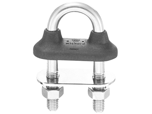 [WIC/65351] U-Bolt, Stainless Steel Rubber-Collar Thread:M10 Height:90 CtoC:40mm