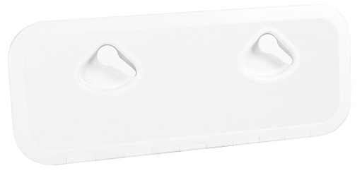 [NUO/196322] Access Hatch, Rectangular White Plastic oaSz:243x607mm