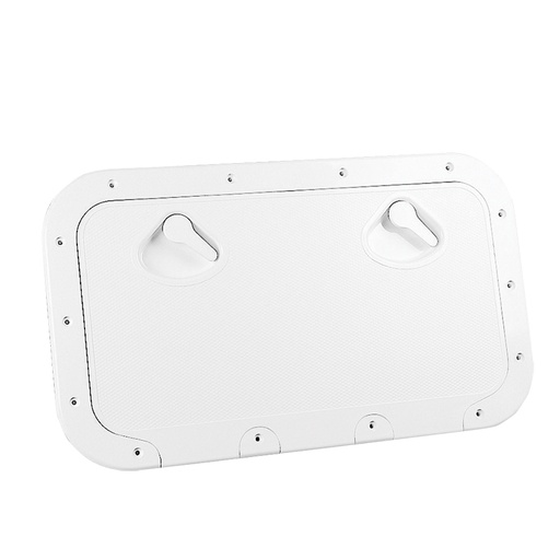 [NUO/196596] Access Hatch, Rectangular White Plastic oaSz:600x355mm