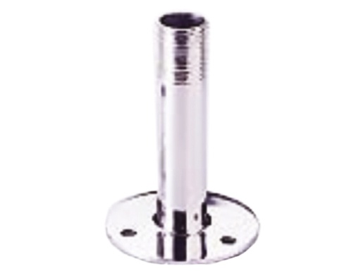 [AAA/80244] Antenna Mount, Pedestal Round Mount Stainless Steel Length:4"