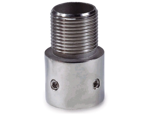 [SHK/4705] Antenna Mount, Adapter Standard Thread:1" to Pipe:1" Stainless Steel