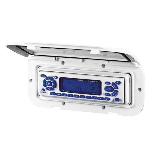 [NUO/50281] Cover, for Radio/CD 110 x 235mm White