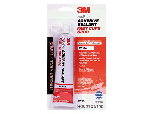 [MMM/05220] Sealant, 5200 Fast-Cure White 3oz/Tube