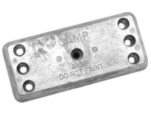 [CAM/CMM30Z] Anode, Rectangle Zinc Length:6 Width 2.75" 7Holes