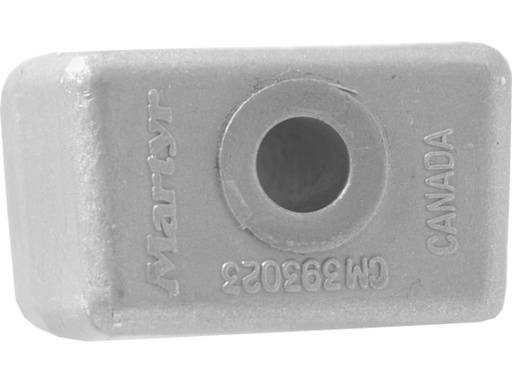 [CAM/CM393023Z] Anode, Johnson Evinr Zinc Block Length:40mm