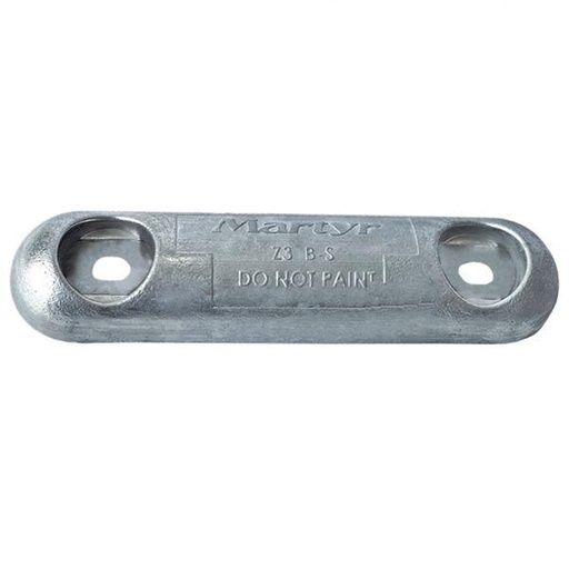 [CAM/ZHC-11] Anode, Plate Zinc Length:12 Width 3" Bolt-on CtoC:8"