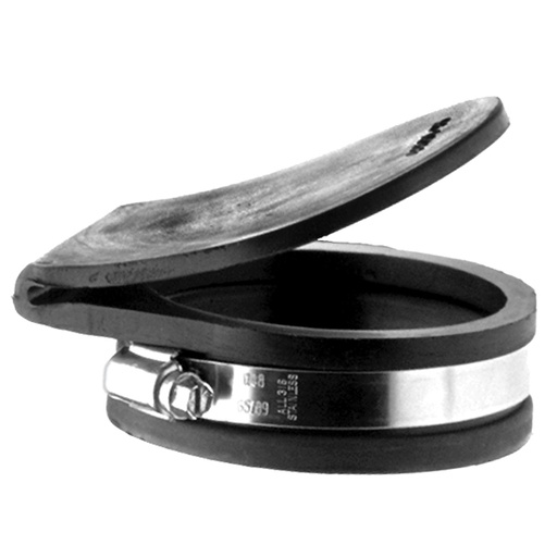 [SRR/18-4456D] Exhaust Protector, Rubber with Flap-Valve for 3"