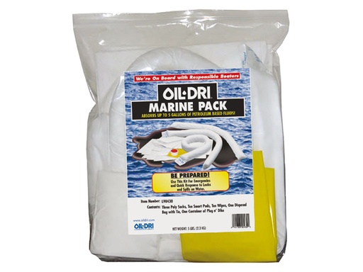 [ODR/L90430] Sorbent Kit, Spill Oil-Only White Capacity:5Gal