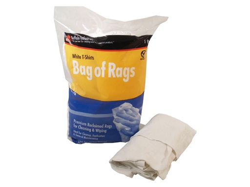 [BFF/10521] Rags, Cotton White 1Lb Bag