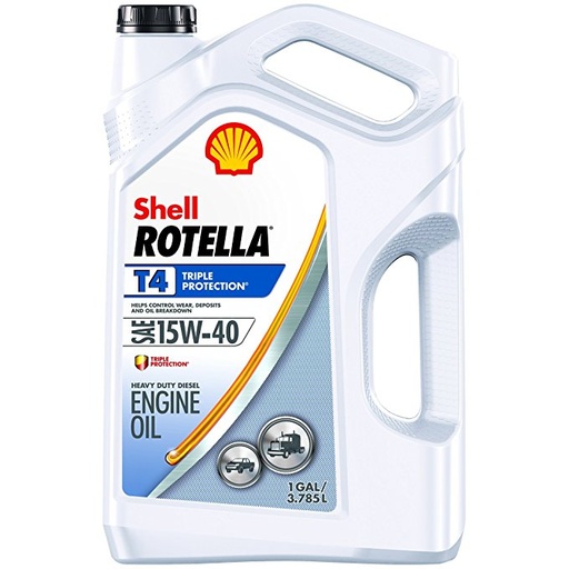 [SHE/ROT15-40G] Motor Oil, SAE:15W-40 Rotella Triple Protect Gallon