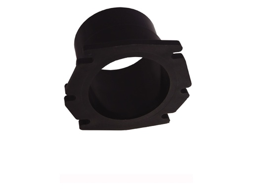 [PLA/16276] Flanged Collar, for 3"Blower-Hose Black Plastic Universal