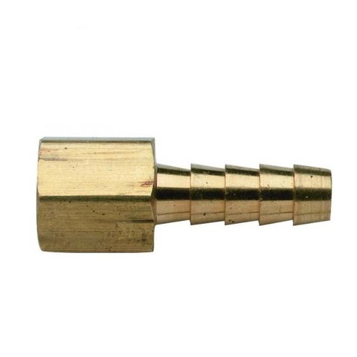 [MLL/33478-10] Hose Barb, Hose3/8 Pipe1/4Fpt Tapered Brass