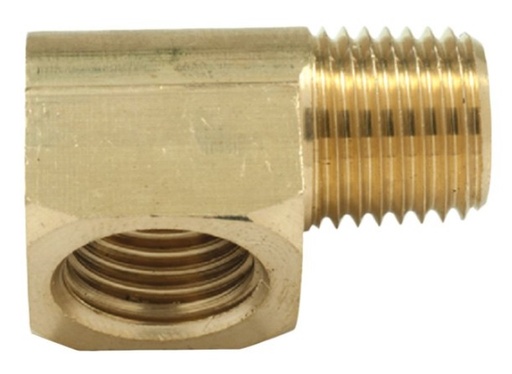 [SCP/07212] Elbow, 1/4Npt Male Female Square Head Brass