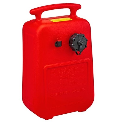 [SCP/04921] Fuel Tank, Portable Red 6Gal Neptune Vented Cap 1/4 NPT Port Int'l