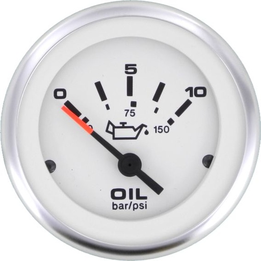 [VTH/63532FE] Pressure Gauge, Oil LidoPro 10Bar 10-180ohm 2"