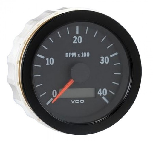 [VDO/333-163] Tachometer, 0-4000RPM 12V Program. Alt/Gen/Ind/G