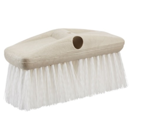 [STB/40010] Wash Brush, Stiff 8" White